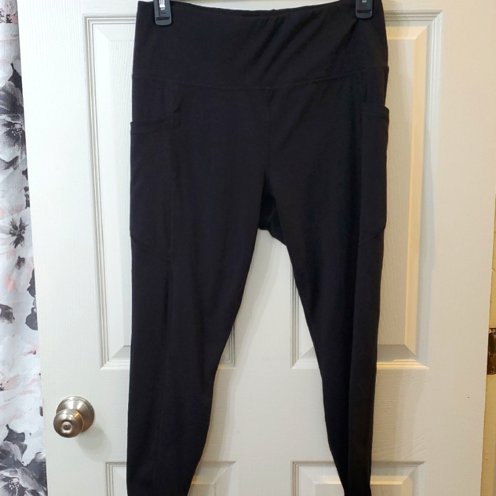 90° Degree Active Black Women's Leggings 1x
